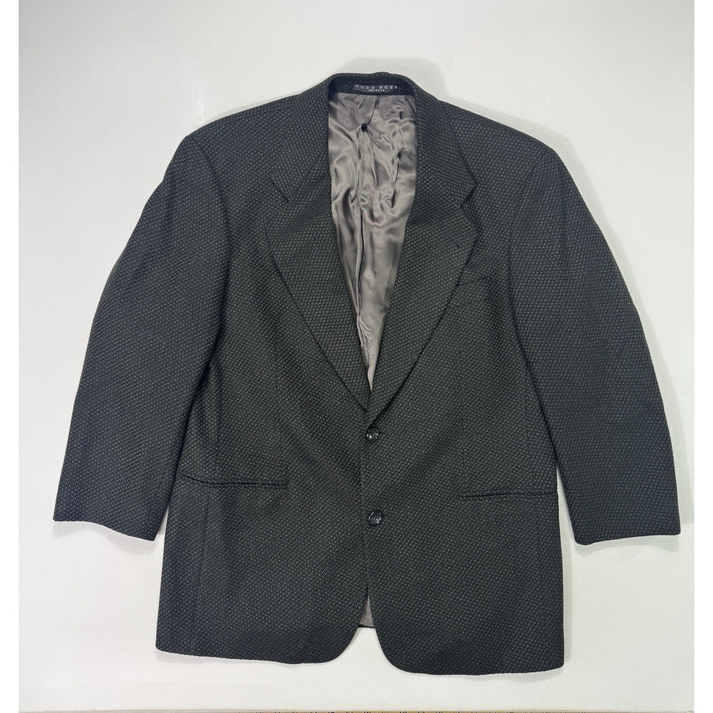 Hugo Boss Loro Piana Blazer Jacket 40S Green Sport Coat Wool Cashmere Galilei